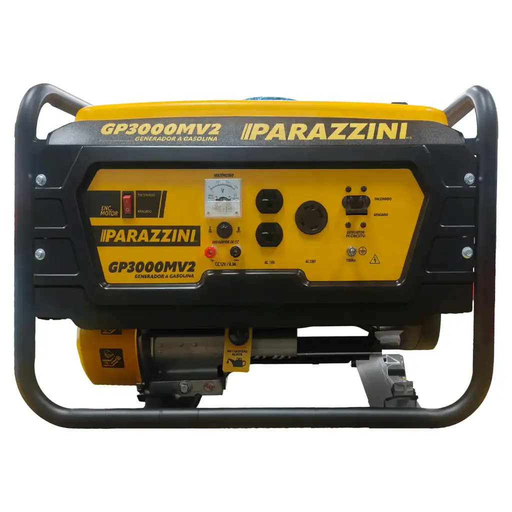 Generador Parazzini ultra portatil a gasolina 3000w motor 4 tiempos 4.7Hp – GP3000MV2